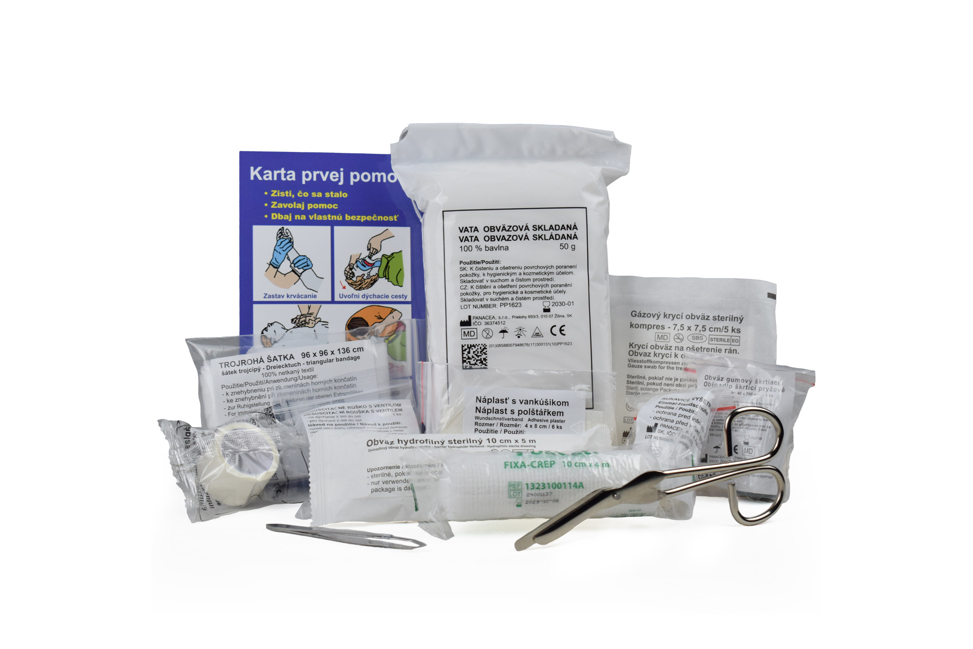 Náplň do lekárničky – do 5 osôb